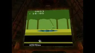 Playing Pitfall! (1982) on the original Xbox