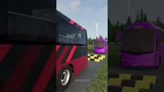 Bus Vs 3 Speed Bump 😱#shorts #bus #speedbump #buscrash#busvs