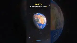 Fastest Wind on Different Planets 👺☠️ #shorts #space #earth