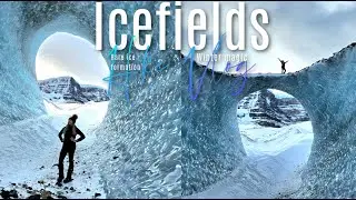 HIDDEN ICE CAVE & NATURAL ICE TUNNEL IN THE CANADIAN ROCKIES | THIS VIEW IS INSANE!