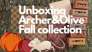 Unboxing fall collection de Archer&Olive