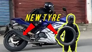 🇳🇵TYRE UPGRADE: APOLLO H1 VS MRF REVZ S 🇳🇵