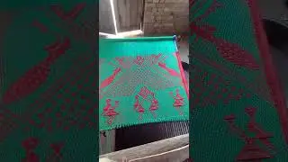 Charpai Ki Peacock vs priya Home Cot Weaving Knitting Kneeding #shorts #shortvideo