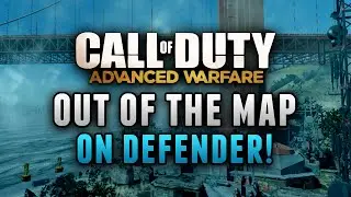 Advanced Warfare Glitches - Jump Out Of The Map Glitch on Defender! (AW Glitches & Tricks)