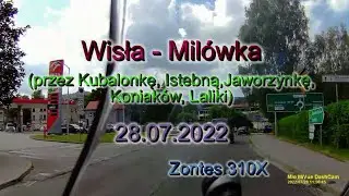 Wisła - Milówka motocyklem Zontes 310X