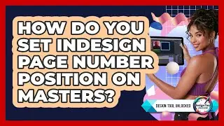 How Do You Set InDesign Page Number Position On Masters?
