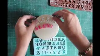 Probando moldes de silicona abecedario Martha Stewart VS aliexpress