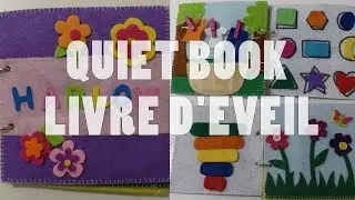 QUIET BOOK/LIVRE D'EVEIL : Présentation du livre d'éveil que je fabrique pour ma fille