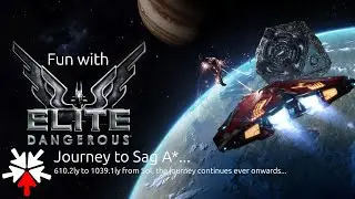 Making my way to Sag A* in a Sidewinder...