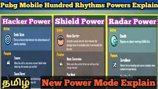 Pubg Mobile Hundred Rhythms Power Explain Tamil | New Power Mode Explain in Pubg Mobile