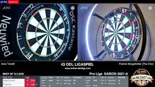 iQ ODL Ligaspiel Saison 2021A - Uwe Tonelli vs Patrick Klingelh&ouml;fer