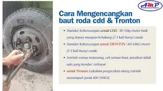 CARA MENGENCANGKAN BAUT RODA DEPAN & BELAKANG CDD & TRONTON