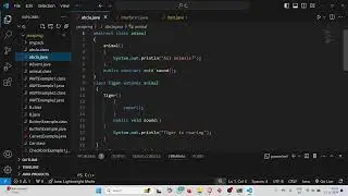 Abstract method, abstract class and Interface Implementation