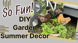 DIY Primitive Garden Project For #summerdecor