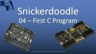 First C Program on Snickerdoodle from Linux Environment