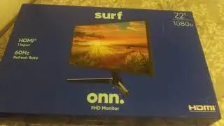 Opening ONN Surf 22 Inch HDMI Monitor