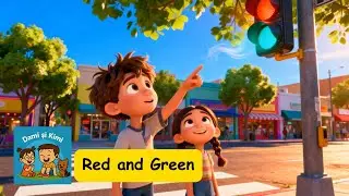 Red and Green | Educational Traffic Song for Kids | Dami & Kimi