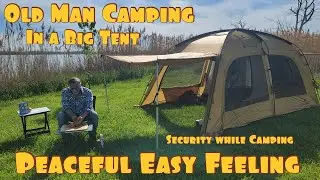 Solo Peaceful Camping with Security #adventure #camping #outdoors #letwesaf #vanlife