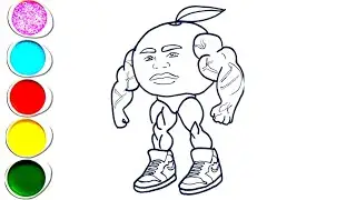 How to draw udin din din dun for kids