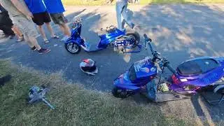 Drag scoot en 50 / 70 et 100 cc a CAP Mobylette