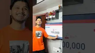 100k 🎉🍾 #100ksubscribers #trending #youtubeshorts #shortsviral #devhr71