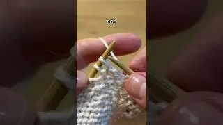 SSP (left-leaning purl decrease) #knitting