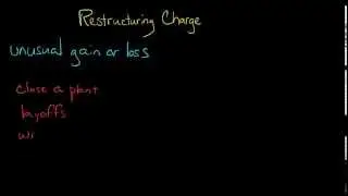 Restructuring Charges (Financial Accounting)