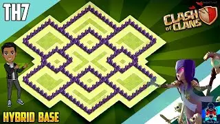 Town Hall 7 Best Defensive Base | Most Effective Base | Anti 3 Star Base Design | COC | TH7 | 2020