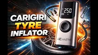 Carigiri Tyre Inflator🔥 | Digital Portable Air Pump for Car & Bike | Real Test