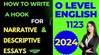 O LEVEL ENGLISH HOOKS |O LEVEL