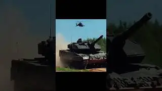 Leopard 2A5 and Mi-24 #leopard2a5 #leopardtank #mi24 #hind #ukraine #tank #panzer #military #defence