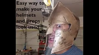 Weathering helmets and props