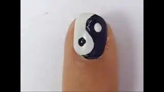 Yin Yang Nail Tutorial- Great For Short Nails!