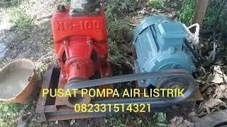 POMPA NS 100 DI PUTER PAKE MOTOR LISTRIK