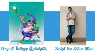 Let's sculpt this Wizard by @yovikosh in ZBrush Part 1
