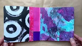 Full length flip-through of botanical prints board book