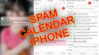 How to Remove/ Delete/  Calendar Spam for iphone user ✅  | FIX it! | ios 16