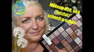Makeup &uuml;50,&uuml;60 ratzfatz I schnell & sch&ouml;n I quasseln I Rudolph