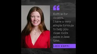 Want a Free 30 Day Koffi Sales Formula Inner Circle membership?