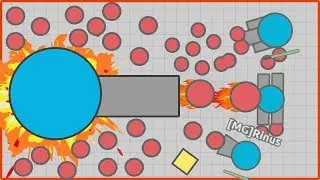 Diep.io - Auto Gunner takeover with Overmancer [Part 17] || Road to 200 subs!?