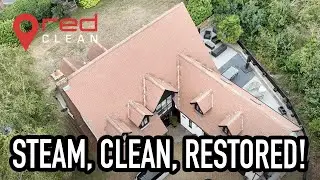 Steam Cleaning a Massive Property Roof | Unbelievable Results!