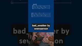 bad_weather by sewerperson- Ukulele Tab #shorts