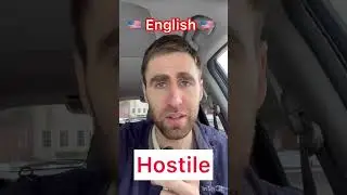 How to pronounce &ldquo;Hostile&rdquo; in English 🇺🇸 #shorts