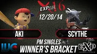EXPosure 16 - Aki (Ness) vs. Scythe (Wolf) PM Winner's Bracket