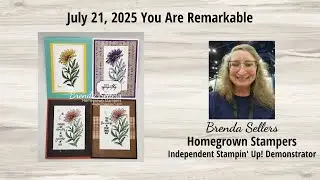 July 21, 2025 You Are Remarkable Stamp Set