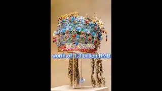 &ldquo;The nine dragons and nine phoenix crown &ldquo;in national museum of China#chineseculture #chinese