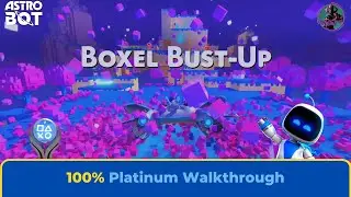 Astro Bot: Boxel Bust-Up Platinum Walkthrough [4K]
