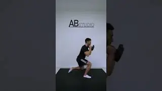 Get up Lunge + Squat con manubri alle spalle