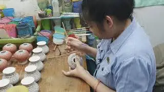 Benjarong making