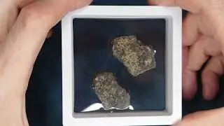 Метеорит Шерготтит в Mикроскопе MARTIAN METEORITE